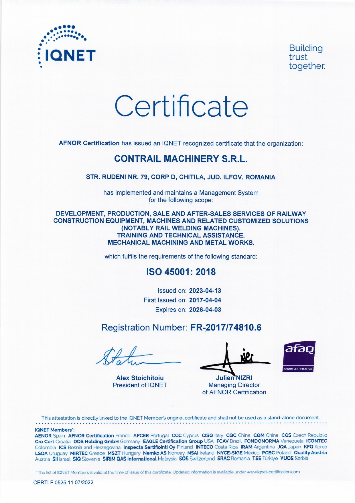 IQNet - ISO 45001 Certificate_page-0001 (1)